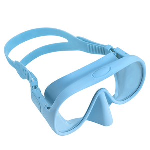 Masque de plongée visage Anti-buée étanche HD conception monolithique plongée sous-marine plongée en apnée verre trempé écologique plongée profonde - Product Image 5