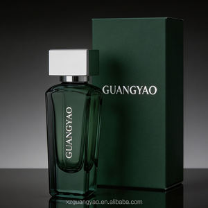 Flacon de parfum de qualité fiable 50 ml, flacon de parfum en verre noir personnalisé avec logo doré et boîte d'emballage de luxe - Product Image 6