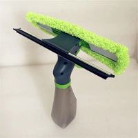 Nettoyeur de vitres 3 en 1 avec pulvérisateur, tampon en microfibre, rechargeable, pour le nettoyage des pare-brise de voiture et de la maison