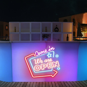 Comeim Weane Open <b>LED</b> Neon Signs for Home Mall Hotels Companies-Touch Control Wedding & Bar Decor - Product Image 5