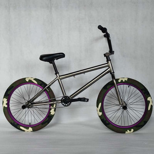 Bicicleta <span class=keywords><strong>BMX</strong></span> de 20 Pulgadas de Alta Calidad al por Mayor, Bicicleta de Carreras de Estilo Libre Urbano de una Sola Velocidad, Cuadro de Acero con Alto Contenido de Carbono, Llantas de Aleación de Aluminio - Product Image 3