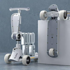 Patinete Infantil con Plegado de un Clic, Artefacto Deportivo Deslizante para Uso en Exteriores con Tres Ruedas - Product Image 3