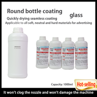 Revêtement liquide pour verre à séchage rapide, sans traces, imperméable, à faible odeur, résistant aux rayures, pour impression UV à plat