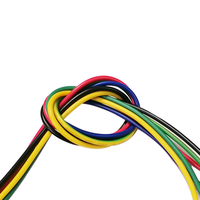 Fil de raccordement à code couleur pour automobile, fil de raccordement électronique en cuivre rouge, jaune, vert, noir, blanc, bleu