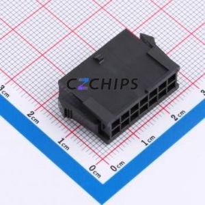 BX-MX3.0-2-7P-MJK Housing (Wire-to-Board / Wire-to-Wire) P=3mm Connector 2x7P 3mm Micro-Fit (MX 3.0) 3mm - Product Image 1