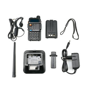 Baofeng F8 + VHF/UHF băng tần kép cầm tay thu phát 5W FM Đài phát thanh tầm xa 2 cách <span class=keywords><strong>HF</strong></span> thu phát F8 đài phát thanh - Product Image 4