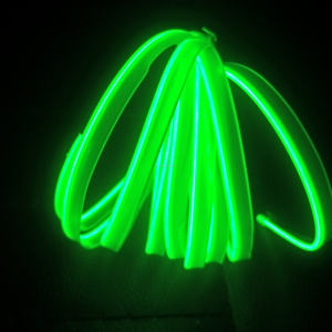 Tira <span class=keywords><strong>de</strong></span> luz interior para coche 12V luz electroluminiscente brillante neón cable <span class=keywords><strong>de</strong></span> alambre - Product Image 4