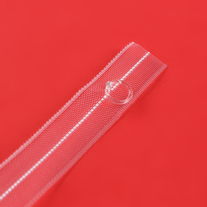 Accesorios Decorativos <span class=keywords><strong>para</strong></span> el Hogar, Cinta de Cortina Transparente de Nailon <span class=keywords><strong>con</strong></span> Ondas Plegables y Anillo, Duradera - Product Image 5