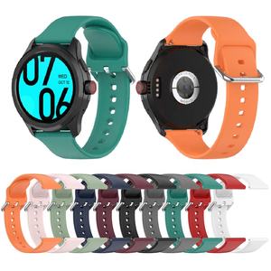 สายนาฬิกาซิลิโคน24มม. สำหรับ iTouch AIR 3สีทึบสายรัดข้อมือสำหรับเปลี่ยนสายนาฬิกาซิลิโคน <span class=keywords><strong>Ticwatch</strong></span> <span class=keywords><strong>Pro</strong></span> <span class=keywords><strong>5</strong></span> - Product Image 1