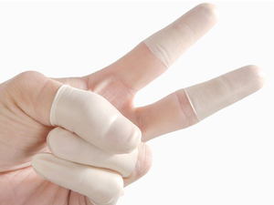 Sunco Witte Zwavelvrije Latex Wegwerp Anti-Slip & Duurzame Industriële Vingerbeschermers - Product Image 2