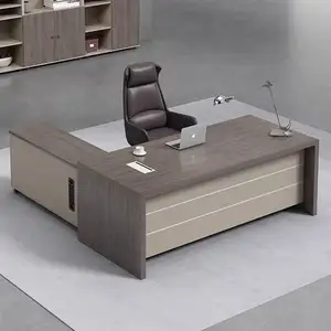 Modern Full Set Office Furniture with Simple Boss Desk - Ideal for Director's Office