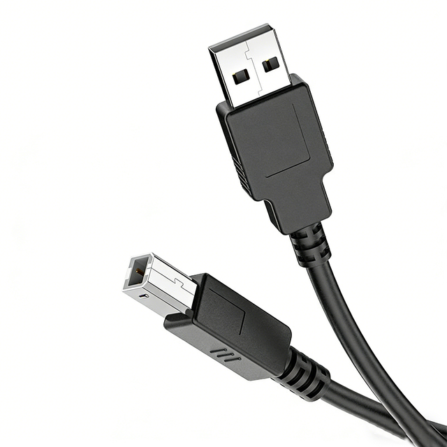 High Quality Black USB 2.0 Printer Cable 1m 1.5m 2m Nickel Plated Type a Male to Type B Male USB 2.0 Cable