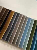 Tissu 100% polyester velours italien uni, Textile pour housse de canapé de maison, tissu de rideau