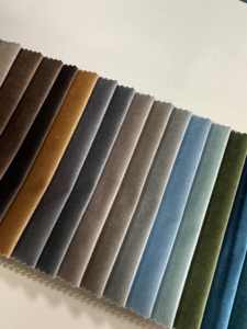 Tela 100% poliéster lisa, <span class=keywords><strong>Material</strong></span> textil de terciopelo italiano para el hogar, funda de sofá, cortina - Product Image 3