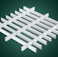 Grille de plafond en treillis de vigne combinée - Design moderne pour usage commercial et résidentiel