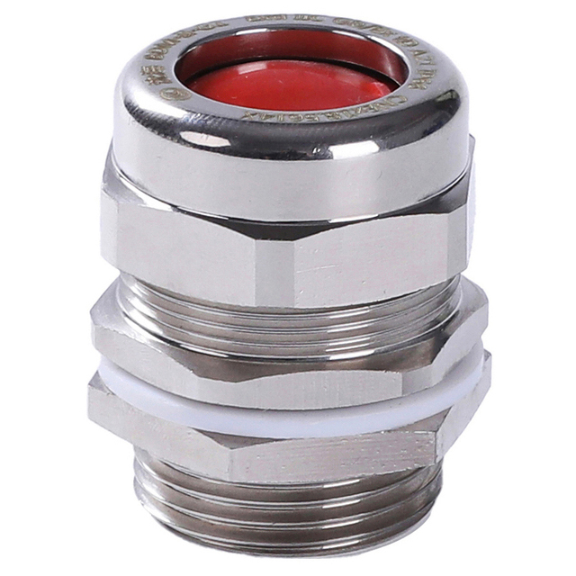 Double Compression Globally Approved M32 Brass Stainless Steel Explosion-Proof E/D Armored Joint Cable Gland Ex Proof IP66