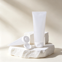 Tube cosmétique vide en PP souple de 50 ml et 100 ml avec bouchon à vis pour crème isolante, nettoyant visage, crème pour les mains et corps
