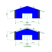 Maison préfabriquée en métal léger Structure en acier Lieu de mariage Salle d'événement Panneau sandwich Construction Soudage Grange Mariage