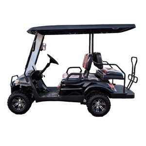 Voiturette de golf électrique 4 places avec toit et pare-brise pour la patrouille des parcs et les excursions - Product Image 5