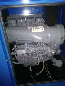 High Quality 50kw 50 KW 60 KVA Deutz 60kva Diesel Generator With Soundproof Canopy Digital Panel F6L912T