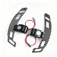 Paire de palettes de changement de vitesse en fibre de carbone magnétique, ajustement universel pour Mercedes-Benz AMG W205 W206 809 W204 W213 CLA E C