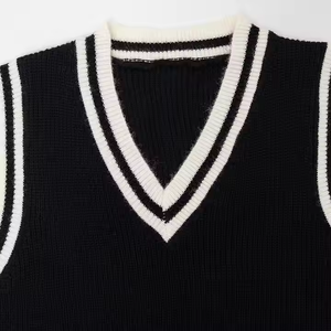 Chất Lượng Cao Biểu Tượng Tùy Chỉnh Không Tay Dệt Kim Áo Ghi Lê Trẻ Em Của Quần Áo Cho Tiểu Học Và Trung Học Sinh - Product Image 4