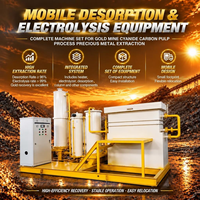 Hocheffiziente Mobile Gold-Desorptions-Elektrolysemaschine für CIL CIP Goldrückgewinnung in Mineralverarbeitungsanlagen