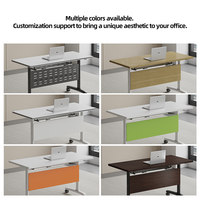 Table de conférence longue pliable en bois, bureau de formation – Durable, mobile, portable