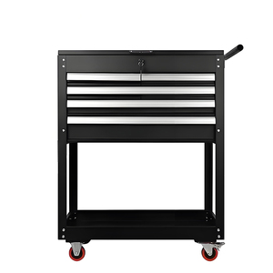 عربة خزانة أدوات لتصليح السيارات من الفولاذ مع أدوات وأدوات - Product Image 1