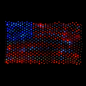 Có thể được tùy chỉnh Úc hoặc UK hoặc USA cờ LED Net chuỗi ánh sáng ngoài trời Sử dụng trang trí Giáng sinh chiếu sáng cho Đảng Net ánh sáng - Product Image 4