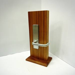 Cerradura de Embutir con Manija Tubular de Acero Inoxidable para Puerta de Seguridad Metálica - Product Image 1