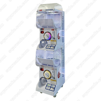Distributeur de capsules de jouets Gacha commercial mini durable à monnayeur/billets, avec logo personnalisé, code Genki anglais, pour salles d'arcade