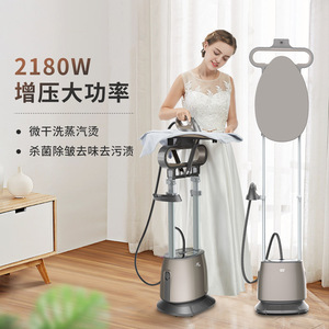 Vertical Garment <b>Steamer</b> 2180W Double Heating System With Stand Household Commercial Use - Product Image 2