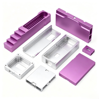 Boîtier électronique en aluminium usiné CNC sur mesure OEM, usinage CNC de précision pour boîtier de carte de circuit imprimé industriel et boîtier électronique