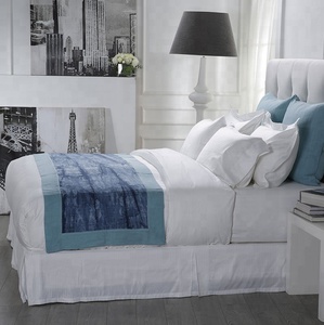 Nuovo Design di <span class=keywords><strong>Lenzuola</strong></span> Bianche in Lino per Hotel 100% Cotone di Marca Guangzhou Eliya - Product Image 4