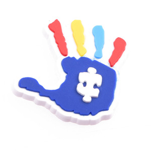 Accessori Decorativi per Scarpe all'Ingrosso, Charm per Scarpe Autismo per Bambini, Charm Arcobaleno Amico Sii Gentile per Decorazione Zoccoli - Product Image 6