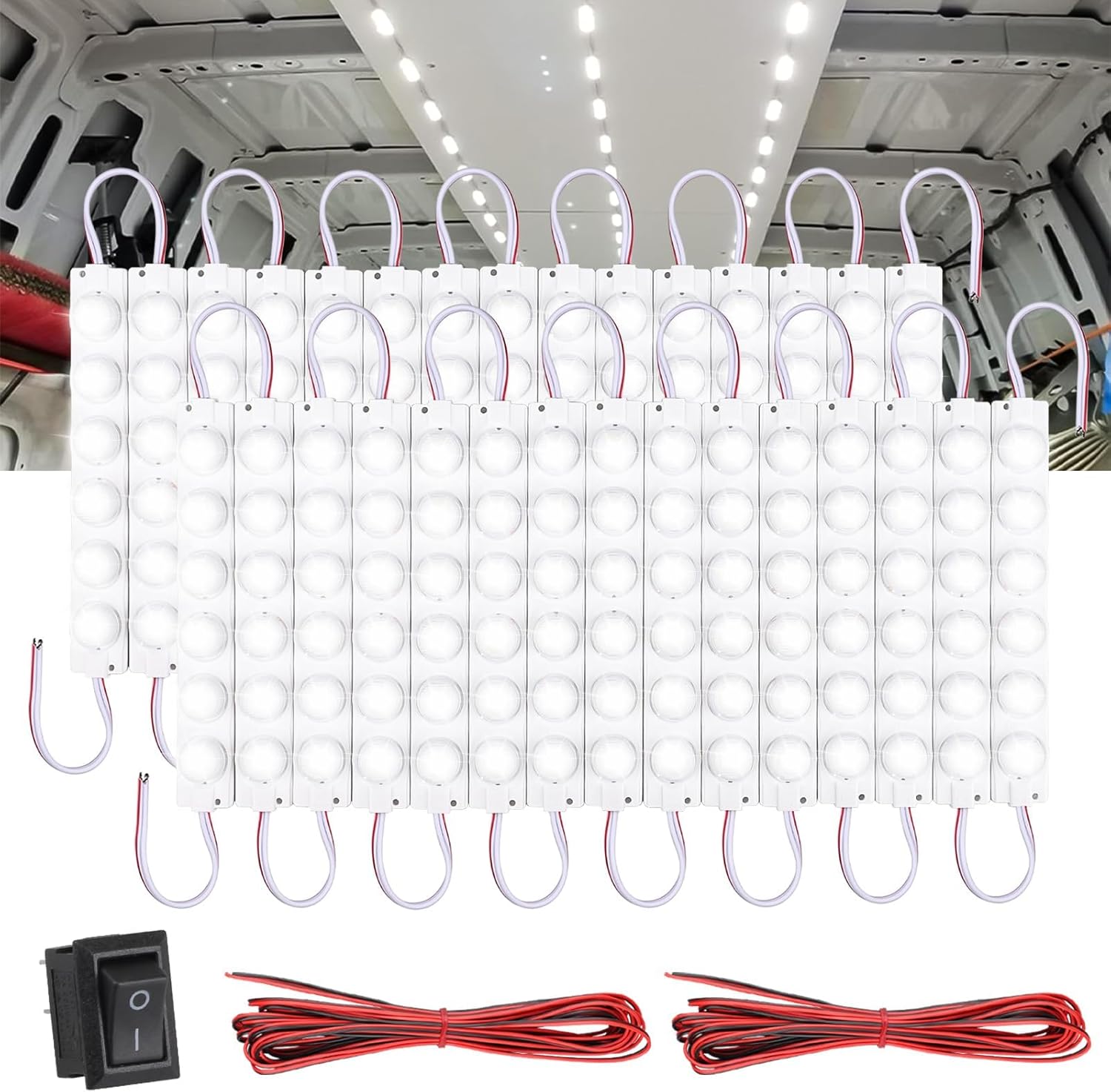 180 LED-blanc