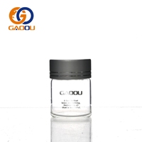 Tube à essai en verre rond, capacité de 12 ml à 110 ml, bouteille, personnalisation de la couleur du bouchon