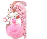 Nouvelle Série MIKKO Pom-Pom : Chaîne de téléphone et pendentif de sac en peluche, boîte surprise, breloque mignonne et tendance, cadeau d'anniversaire