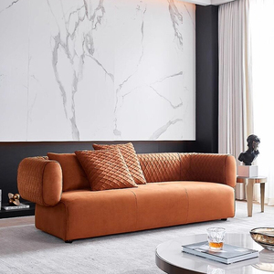 Premium 4 3 2 1 Seater Luxury Modular Couch Sectional Embroidered Velvet Fabric <strong>Living</strong> <strong>Room</strong> Sofa Set High Quality Home Furniture - Product Image 1