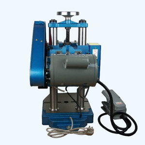 Presse à riveter et à estamper de table 1 tonne, à pédale, double usage, 220V, mini-presse à poinçonner, en plastique - Product Image 3