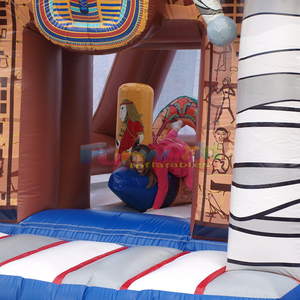 Castillo inflable piramidal, parque de juegos inflable comercial para niños, castillo inflable con tobogán para fiestas - Product Image 4