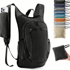 Lightweight Breathable Foldable Sport Hydration <b>Backpack</b> Zipper for Men Women Outdoor <b>Running</b> Cycling Hiking <b>Water</b> Bottle Holder - Product Image 4
