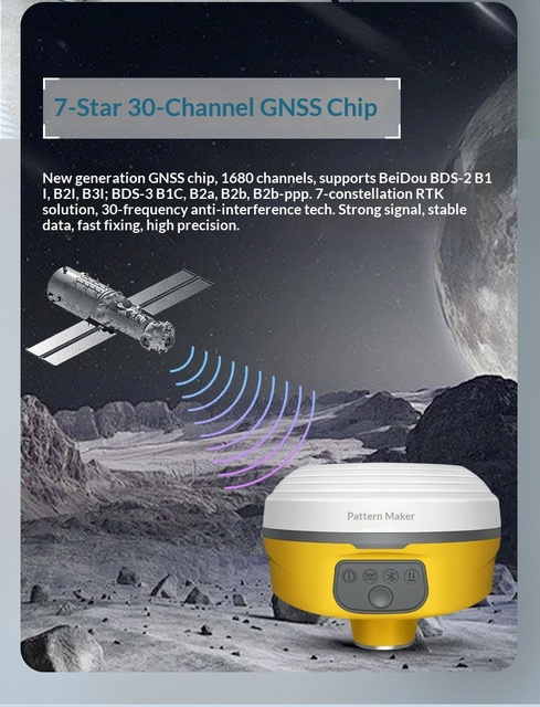 BD5-L RTK Base Radio Station of GPS Receiver for Land Surveying Point Pile Visual GNSS
