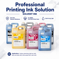 Encre Solvant CMYK LC LM Compatible pour Têtes d'Impression SK4 SPT510 1020, Encre d'Impression pour Toile de Boîte Lumineuse Extérieure, Personnalisation OEM Disponible