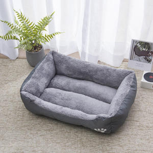 Großhandel Maßgefertigtes Luxus-Haustierbett Weiches Hundekörbchen Großes Rechteckiges Doppelseitiges Atmungsaktives Hunde- und Katzensofa - Product Image 3