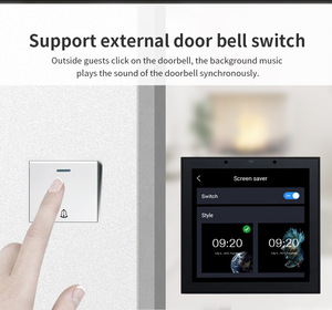 Sistema de Panel de Control <span class=keywords><strong>Central</strong></span> Inteligente Tuya, Videoportero Exterior Inteligente con Pantalla, Monitor, Intercomunicador Telefónico con Cable y Wifi - Product Image 4