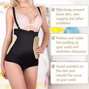 2 Stück Damen Bauchweg-Kompressionsplatten & Seitenschutzpolster aus Schaumstoff, atmungsaktiv, umweltfreundlich - Product Image 2