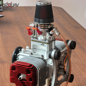 Motor de gasolina refrigerado por aire de 120CC 170CC 500CC para modelos de aviones RC grandes, motor de aviación EFI - Product Image 3