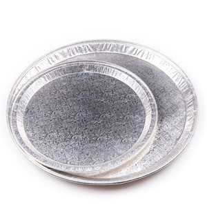 YB92 Round Safe Restaurant Packaging Containers 12 "16" Bandejas desechables para hornear Plato plano de aluminio para llevar <span class=keywords><strong>Pan</strong></span> de aluminio para <span class=keywords><strong>pizza</strong></span> - Product Image 2
